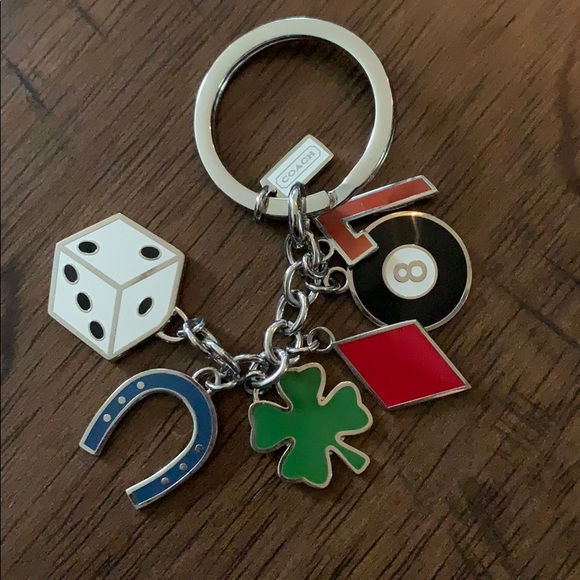 Coach “lucky” key chain
